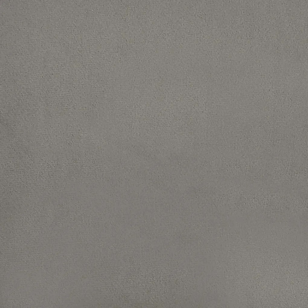 világosszürke bársony zsebrugós ágymatrac 120 x 220 x 20 cm