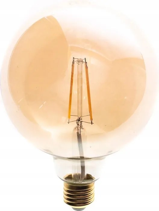 Filament Led izzó 6W G125 E27 2700K Amber