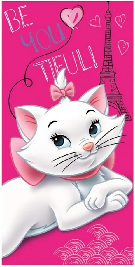 Disney Marie cica törölköző fürdőlepedő pink