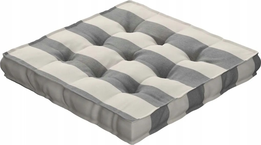 Dekoria Székpárna Kuba fehér-szürke függőleges csíkok