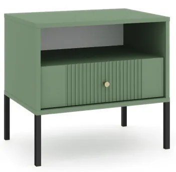 ISEO STOLIK NOCNY IS06 SMOKE GREEN/CZARNE NOGI 5W