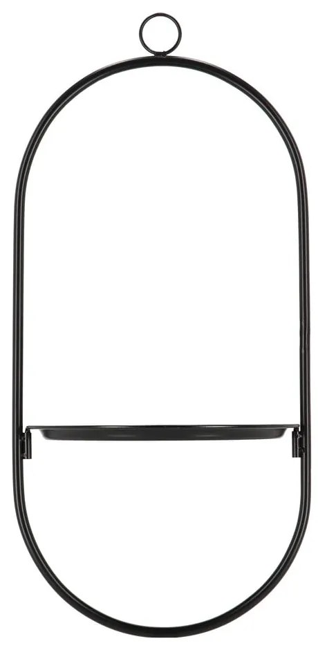 Fém fali függő virágcserép tartó (magasság 58 cm) – Esschert Design