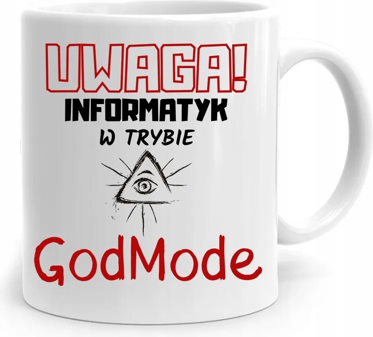 Programozó Informatika Bögre Figyelem! Godmode Mód fényképes nyomtatással