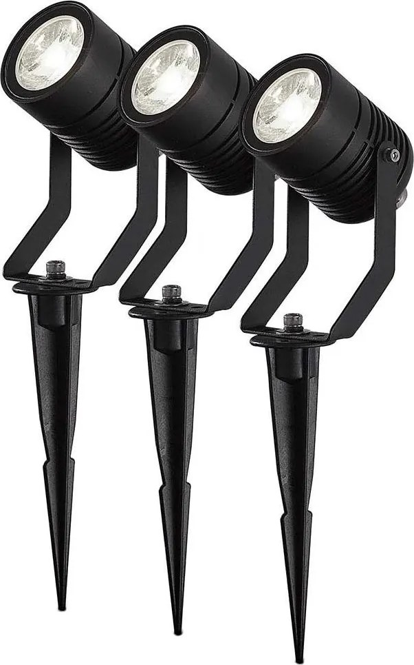 Nedis ZBLOS10RGBW3-SZETT 3x LED RGBW Dimmelhető kültéri lámpa LED/3W/230V IP65 Wi-Fi Tuya