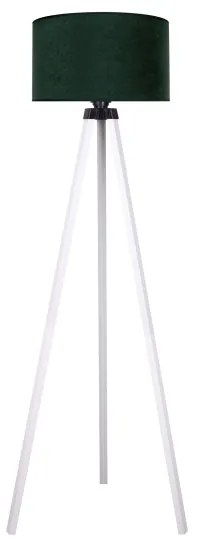 Brilagi - Állólámpa VELVET 1xE27/60W/230V fehér/zöld