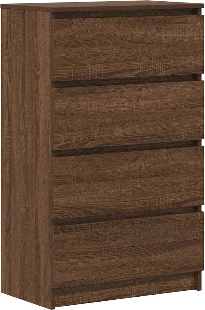 vidaXL barna tölgyszínű szerelt fa tálalószekrény 60 x 35 x 98,5 cm