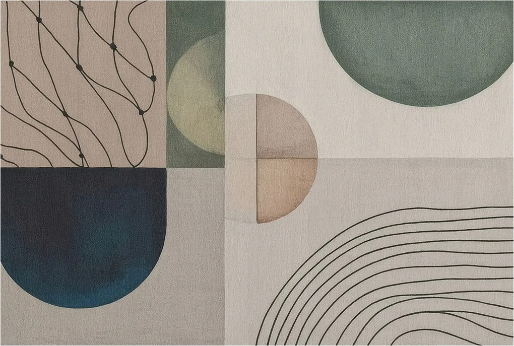 Flizelin fotótapéta Flizelin Design geometrikus formák 104x70