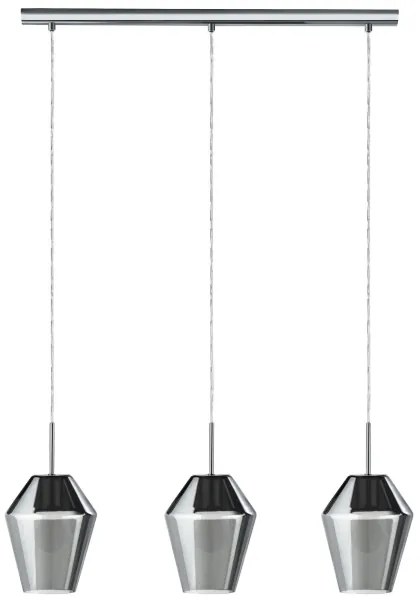 Eglo 96774 - MURMILLO kábeles függőlámpa 3xE27/28W/230V