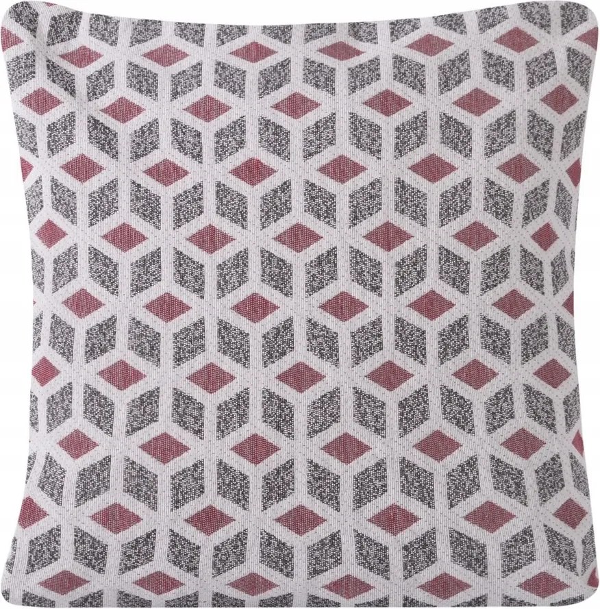 Párnahuzat 45x45 Dimo geometria piros fekete