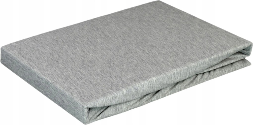 Ágyneműhuzat Szürke Melange 180x200cm 30cm Gumis Pamut 100% Erős