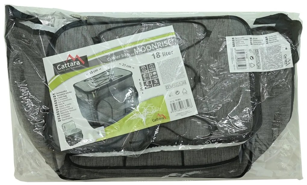 Cattara MOONRISE 18 l szürke hőzáró táska