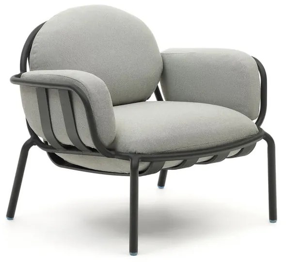 Szürke fém kerti fotel Joncols – Kave Home