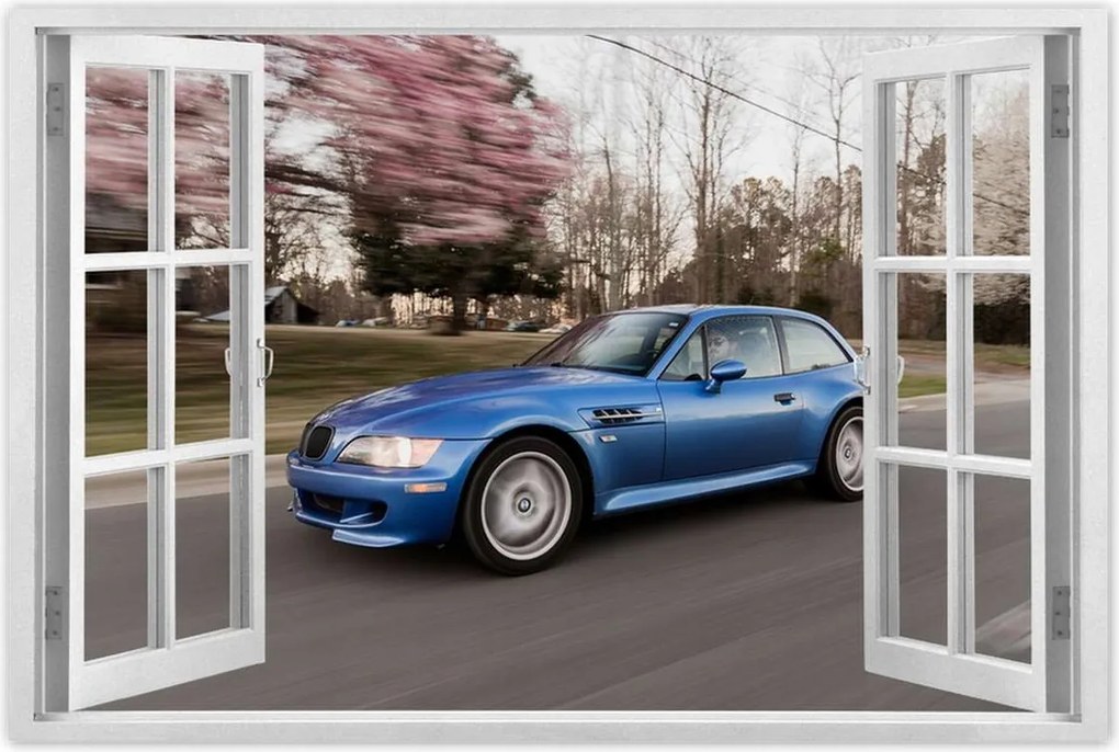 Poszterek 90x60 Kék Bmw autó