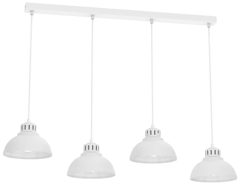 Csillár zsinóron SVEN 4xE27/15W/230V fehér