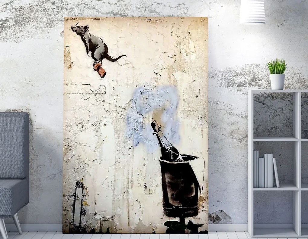 WY117 Banksy vászonkép, 50 x 70 cm