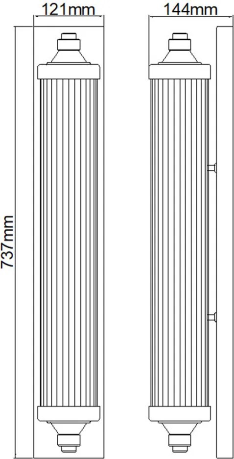 Feiss PAULSON FE-PAULSON-W4 Fali lámpa 4x3,5W/G9 320LM IP44