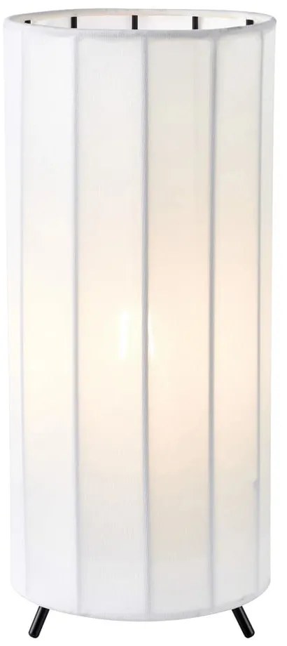 Fekete-fehér asztali lámpa textil búrával (magasság 31,5 cm) Hikari – Markslöjd