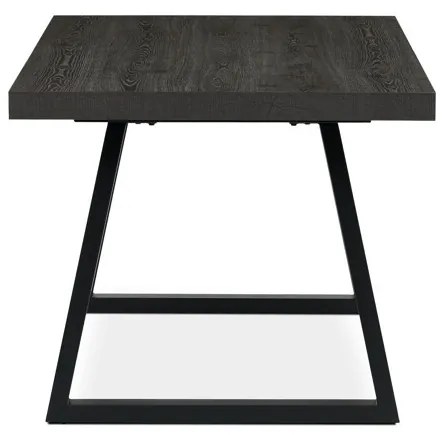 Bővíthető Étkezőasztal 160–240×90 cm, Laminált Szürke Tölgy. GREY