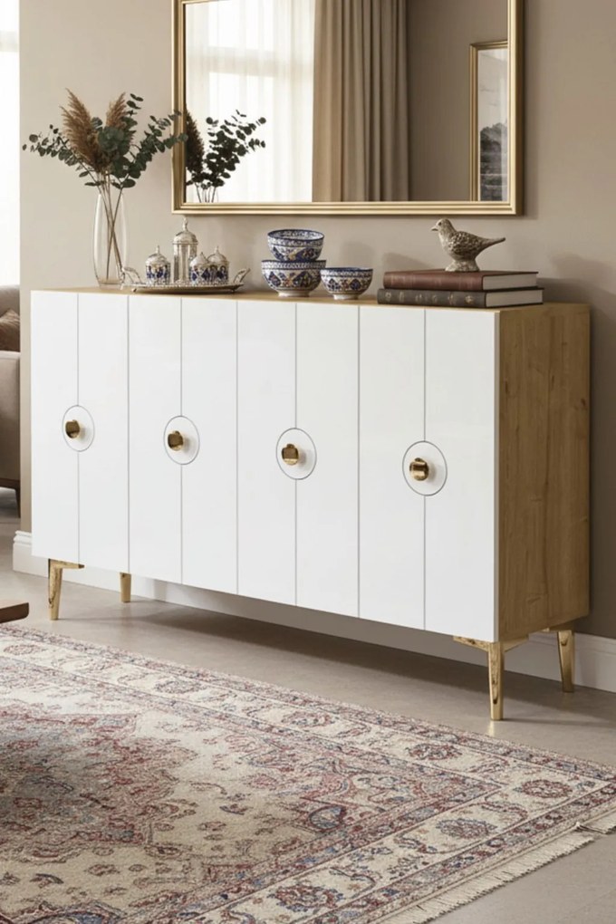 Enlem 120 - Sapphire Oak, White