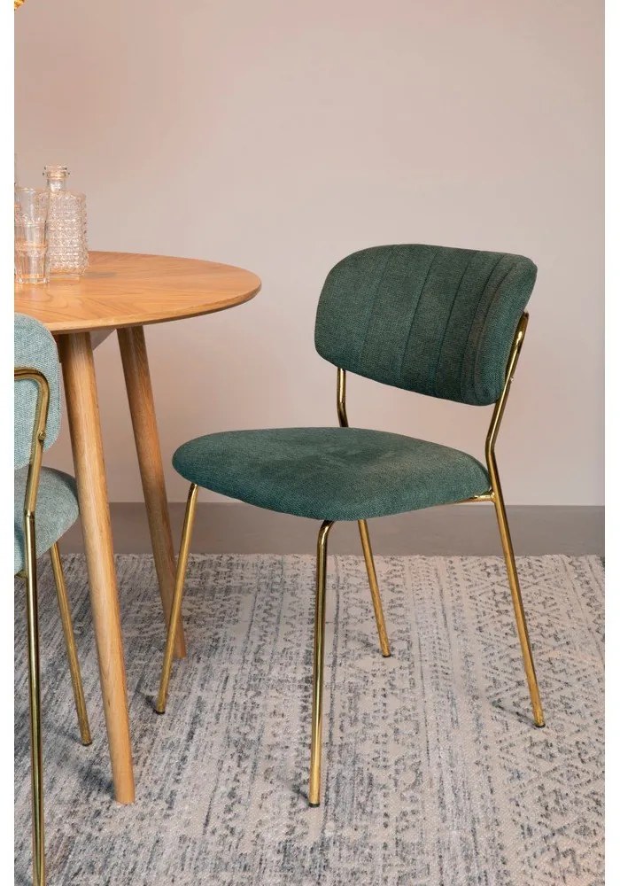 Sötétzöld étkezőszék szett 2 db-os Jolien – White Label