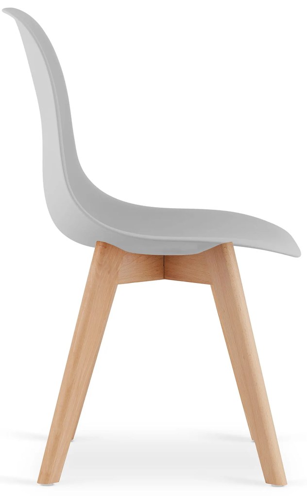 Étkező garnitúra 1 + 4, UMEKO 120x80 cm asztal sonoma tölgy + szürke KITO szék