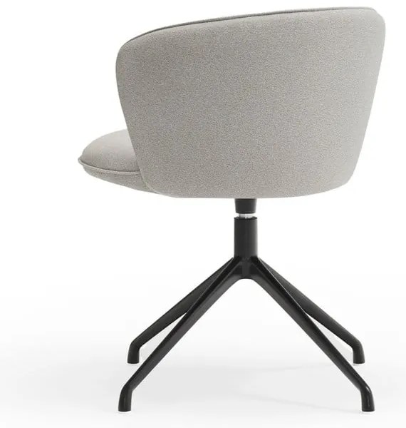 Világosszürke kárpitozott étkezőfotel szett 2 db-os Add – Teulat