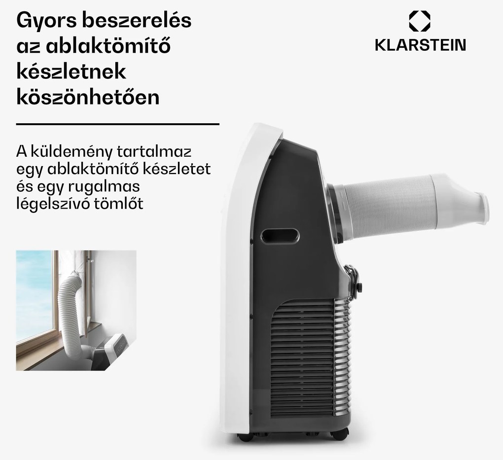 Metrobreeze 9 New York City klíma, 2600W, 9000 BTU/h, időzítő, fehér