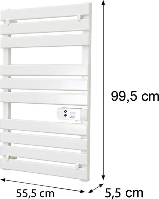 Elektromos törölközőszárító radiátor 500W