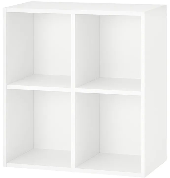 Boxie nyitott fali szekrény 80x80x37 cm fehér