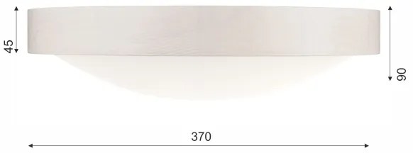 Meda mennyezeti lámpa 2xE27/60W/230V