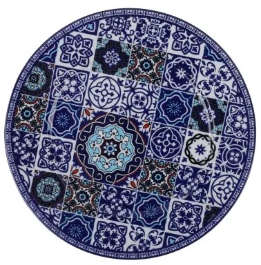 24 darabos kék porcelán étkészlet