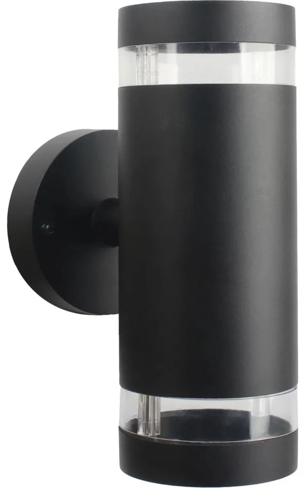 Kültéri fali lámpa RINO 2xGU10/12W/230V IP54 fekete