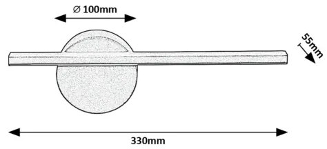 Rabalux 78034 - LED Fali lámpa SABIRA LED/6W/230V 4000K
