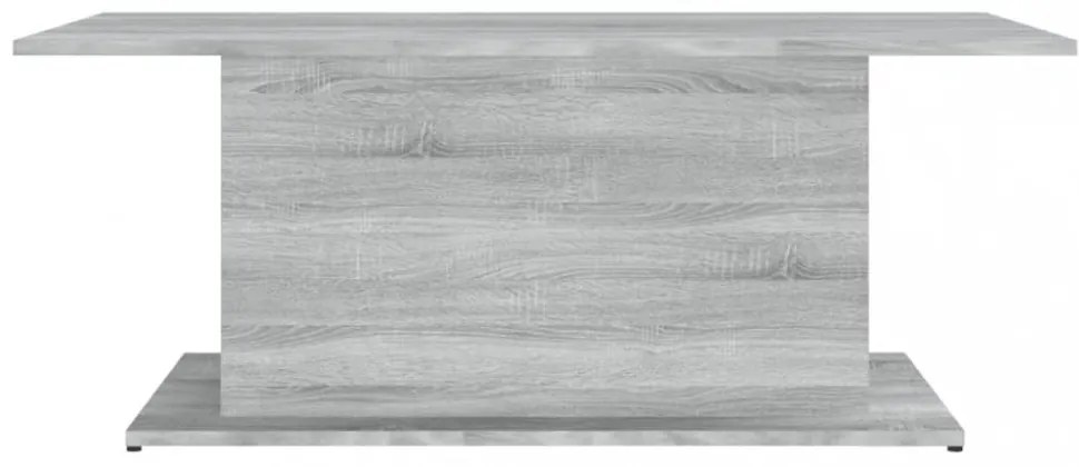 szürke sonoma szerelt fa dohányzóasztal 102x55,5x40 cm