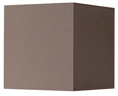 Kültéri fali lámpa rozsdabarna LED-del, 2-lámpás IP54 - Edwin