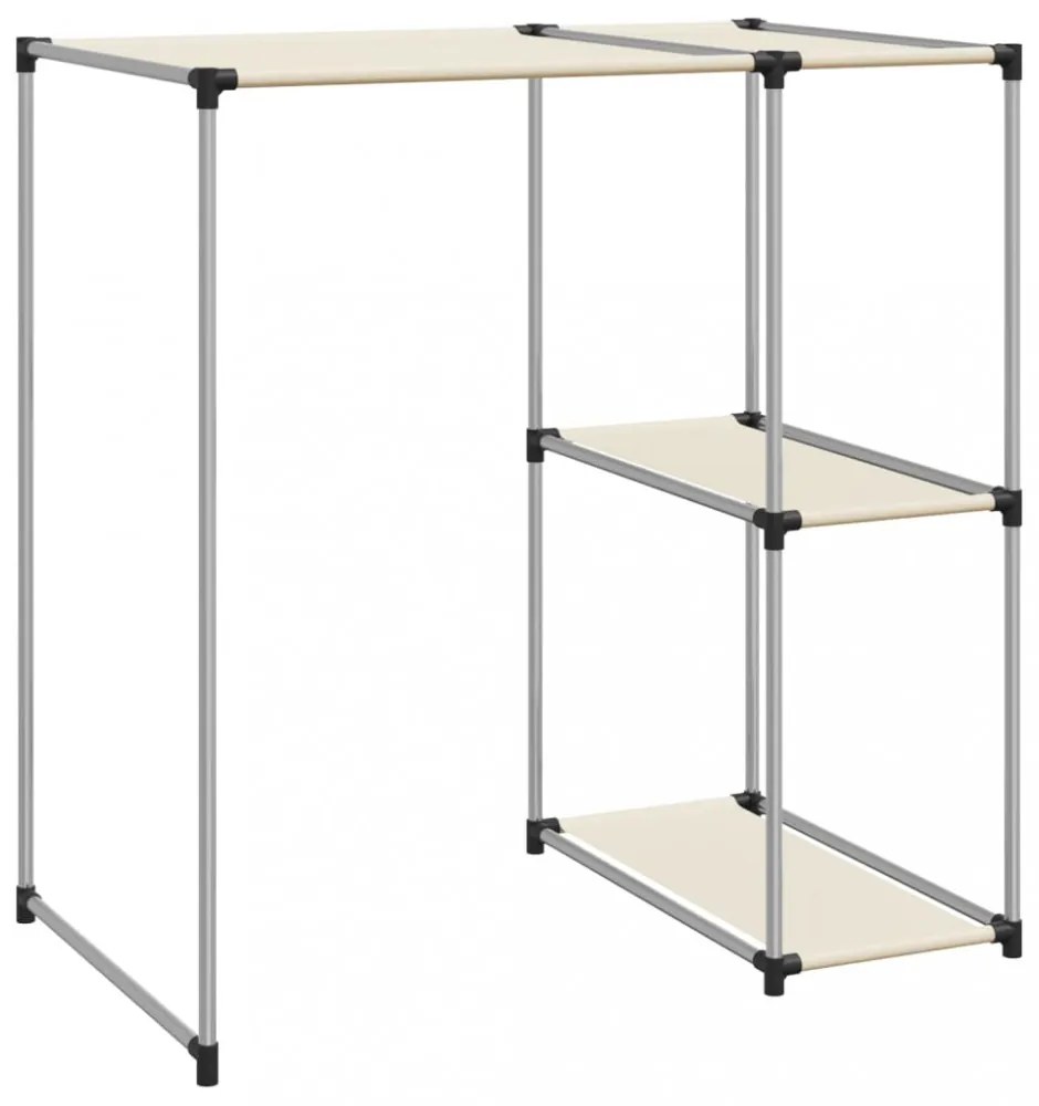 2 szintes krémszínű mosógép feletti tárolóállvány 87x55x90,5 cm
