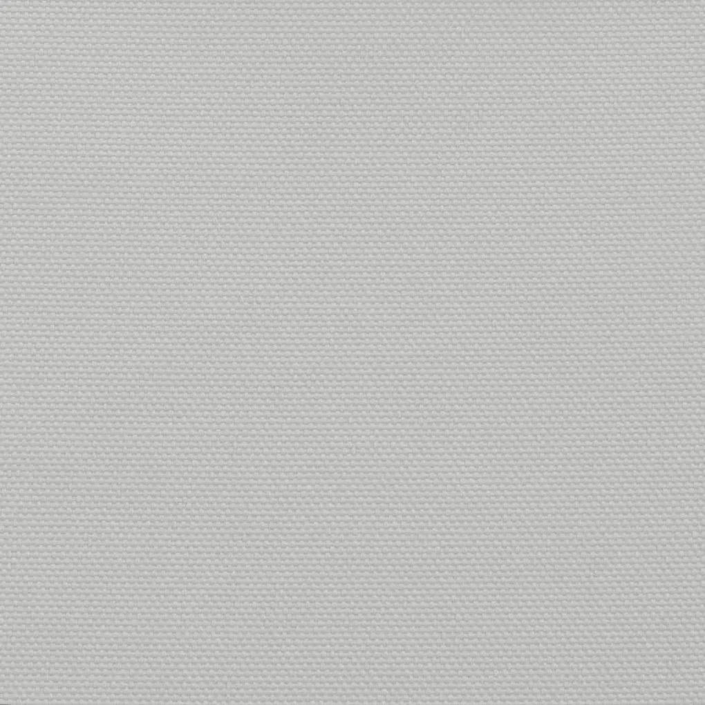 világosszürke 100% poliészter oxford szövet napvitorla 5x6x6 m