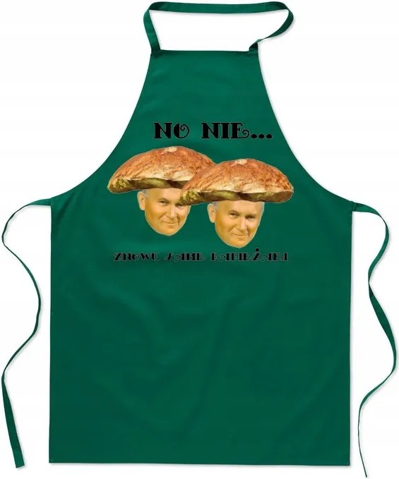 Konyhai kötény Papaj Pápa JP2 2137 Vicces Ajándék Nyomtatás