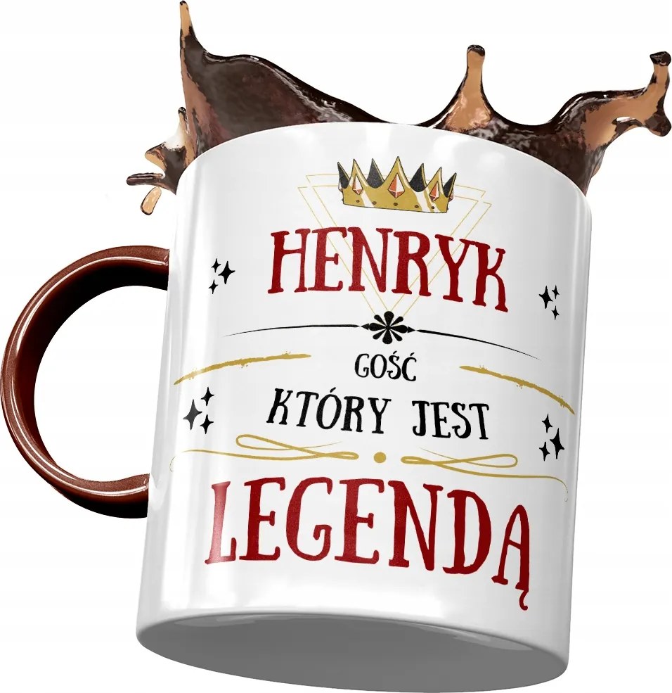 Bordó Bögre Henrik Férj Kolléga Ajándék Nyomtatott Fotóval