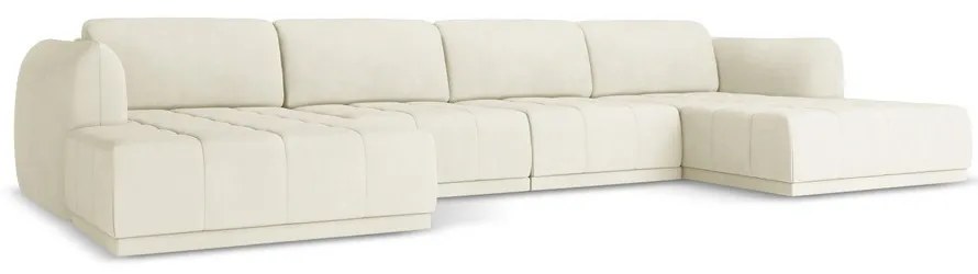 Fehér sarokkanapé Hoku – Makamii