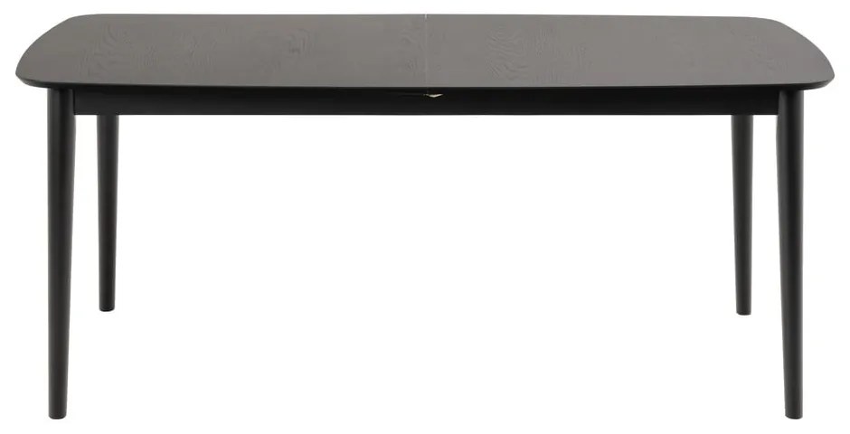 Bővíthető étkezőasztal tölgyfa dekoros asztallappal 90x219 cm Montreux – Actona