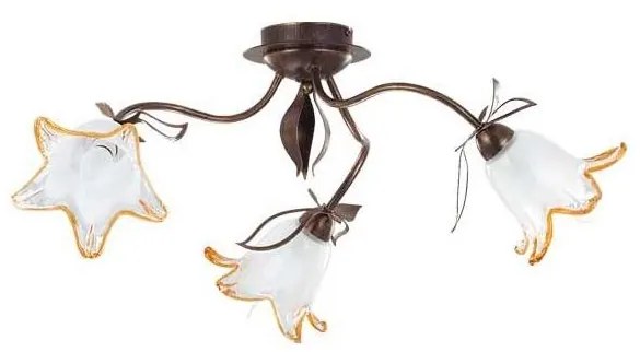 Mennyezeti lámpa BRAGA 3xE27/15W/230V bronz