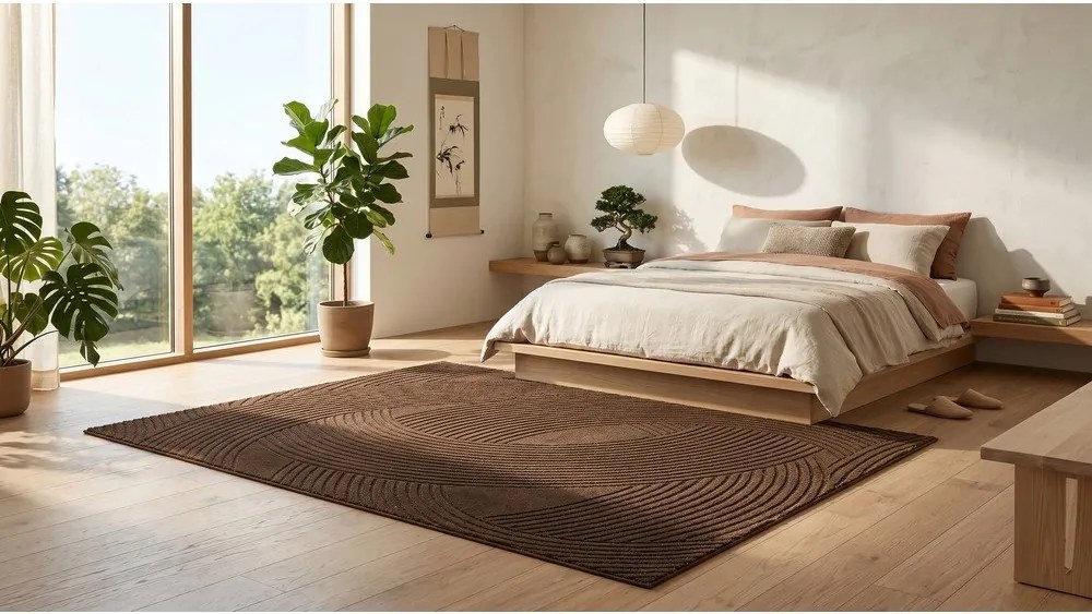 Barna szőnyeg 160x230 cm Zephyr – ESTE