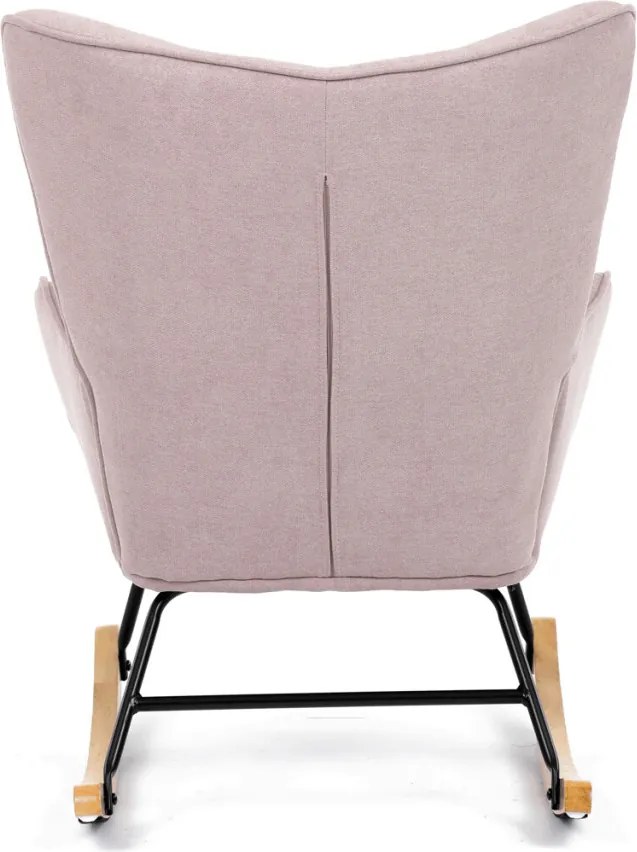 Hinta fotel rózsaszín szövet kárpittal AK-371 PINK2