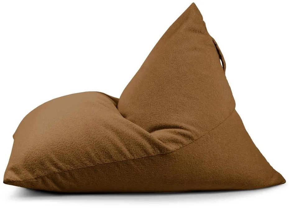 Barna buklé babzsákfotel Razz – SLOWDOWN