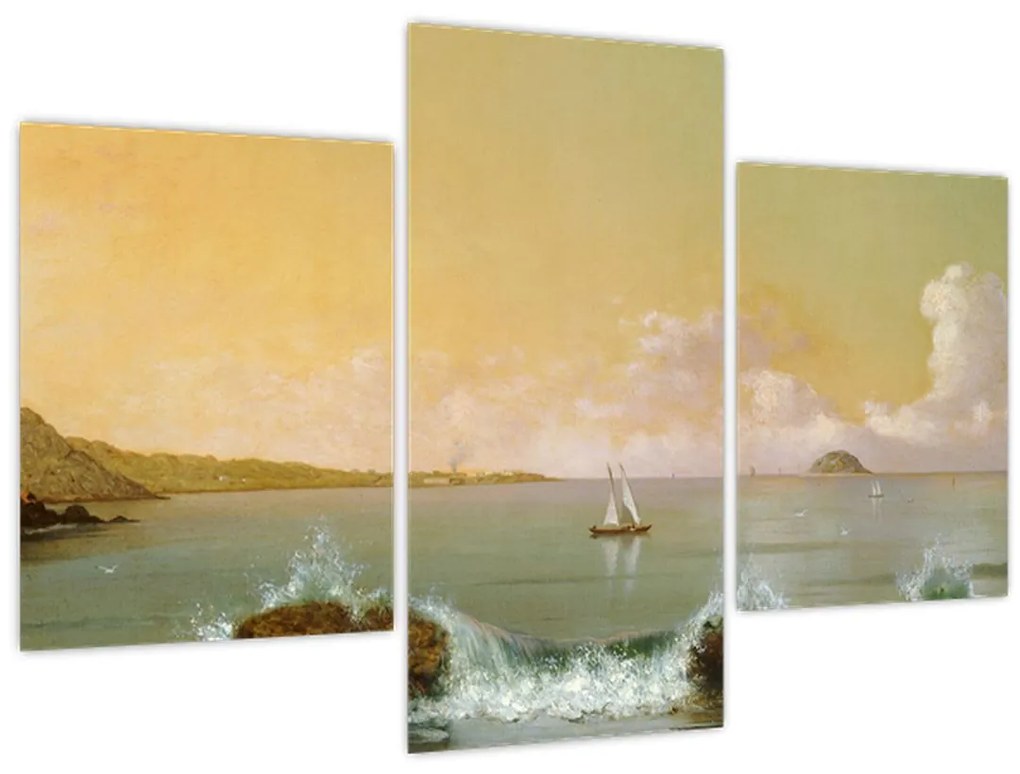 Kép - Martin Johnson Heade, Rio de Janeiro Bay, reprodukciók (90x60 cm)