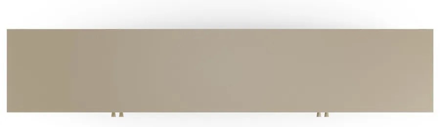 Krémszínű fém TV-állvány 160x50x35 cm Fayna – Marckeric