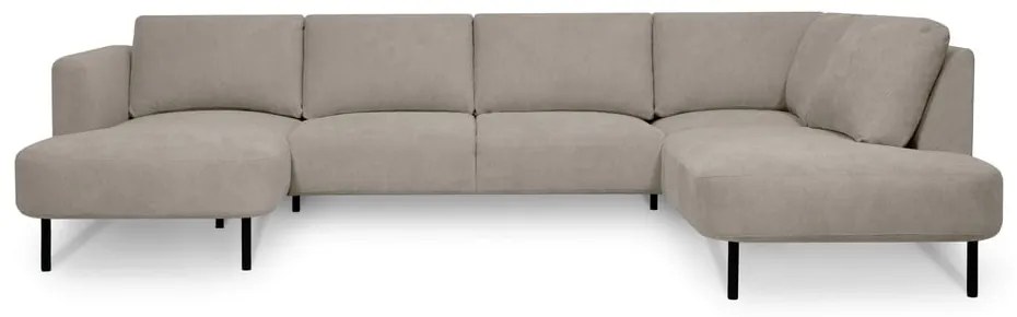 Bézs sarokkanapé (jobb oldali-U alakú) Hero – Scandic