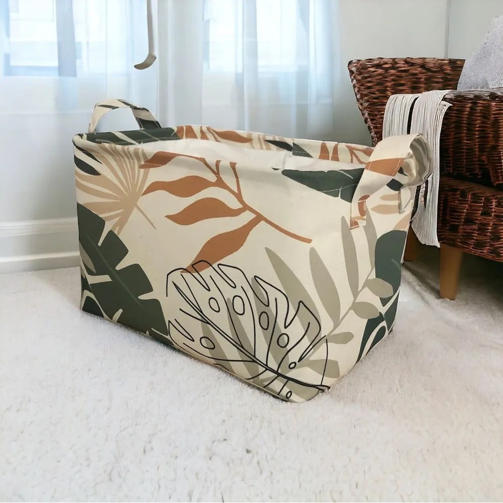 Textil tárolókosár 37x27x25 cm – Mioli Decor