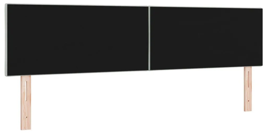 Fejtámla Gyémánt Blokkok Design Világosszürke 180 cm bársonyos